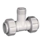 +GF+ PP-H三通承插安裝件，公制